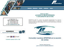 Tablet Screenshot of feiservice.com